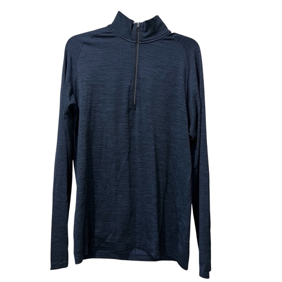 Lululemon Pullover Mens Large Metal Vent Tech Half Zip Running Athletic Shirt - Picture 1 of 6